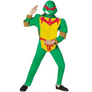 【訳ありB品】タートルズ ラファエロ コスチューム チャイルド ニンジャタートルズ 男の子 剥がれあり 返品不可｜magicnight