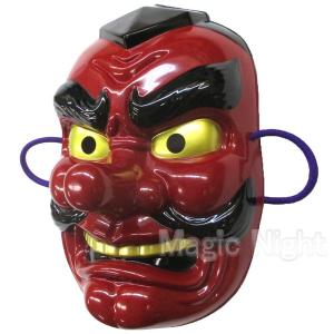 お面 天狗 赤 鞍馬天狗 天狗面