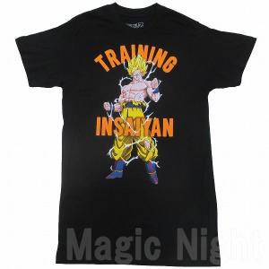 USA版ドラゴンボールZ Tシャツ 悟空 Training in Saiyan ブラック｜magicnight