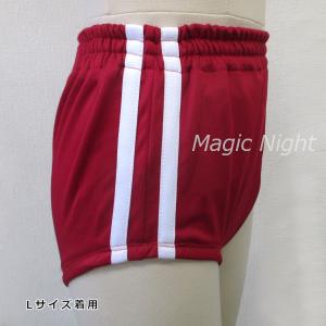 ブルマ 赤 ライン入り 体操服 体操着 ぶるま...の詳細画像2