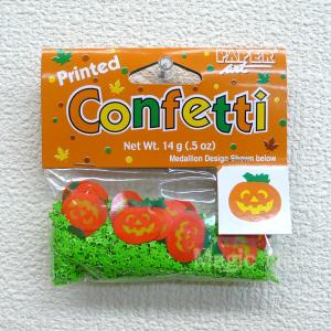 コンフェティ パンプキン＆スター ハロウィン 装飾 グッズ 奉仕品