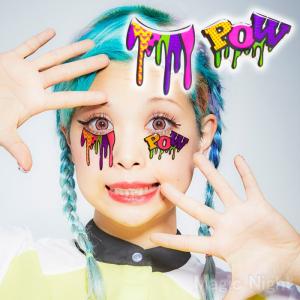 フェイスシール アート涙 POW ハロウィン 仮装 コスプレ メイク シール 奉仕品｜magicnight