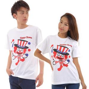 Happy Clown VIVA Juggling Tシャツ ピエロTシャツ おしゃれ バックプリント Tシャツ オリジナルデザイン 綿100％ 男女兼用｜magicnight