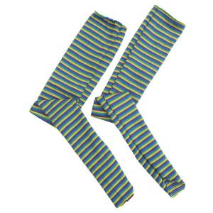 【訳ありB品】 ストライプ ソックス グリーン＆イエロー