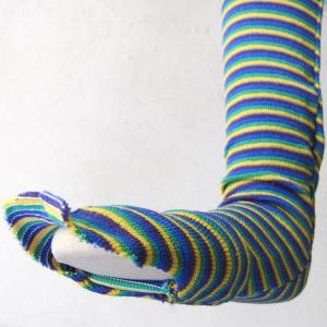 【訳ありB品】 ストライプ ソックス グリーン...の詳細画像2
