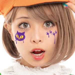 フェイスシール アート涙 キャット ハロウィン 仮装 コスプレ メイク シール