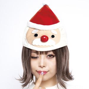 ほのぼのサンタキャップ サンタ 帽子 サンタ帽 サンタクロース コスプレ クリスマス｜magicnight