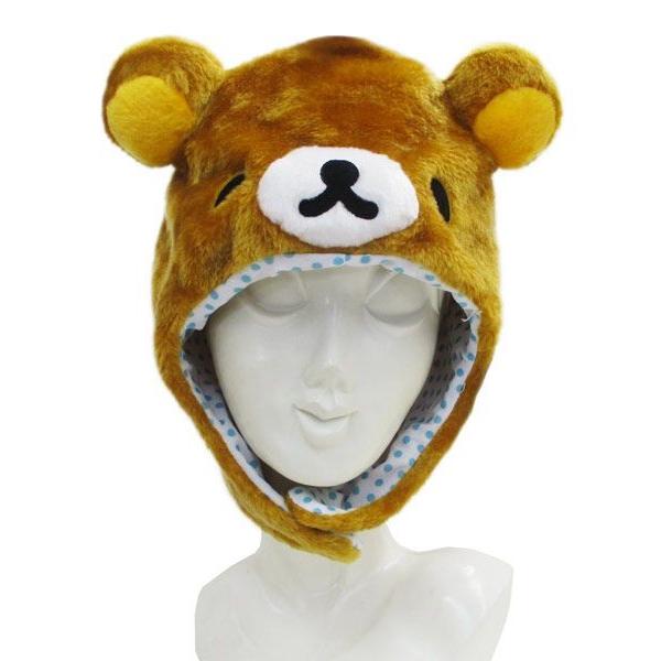リラックマ 着ぐるみキャップ かぶりもの 帽子