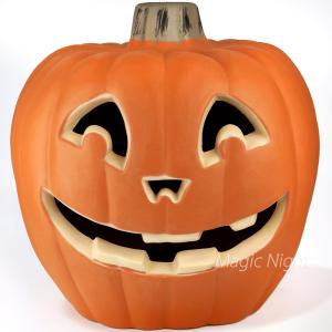 エアディスプレイ トリプルオレンジパンプキン HW-1995 エアーディスプレイ ハロウィン3連オレンジパンプキン（L） H240cm