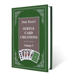 手品　マジック　書籍　Subtle Card Creations of Nick Trost, Vol. 3　ニックトロストの本｜magicu