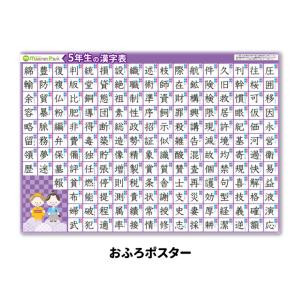お風呂でも使える！ 小学3年生の漢字表ポスター マグネットシート製 お