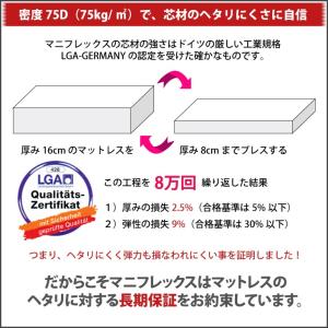 マニフレックス T75 クイーン マットレスの詳細画像2