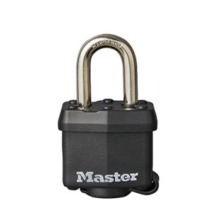 Master Lock (マスターロック) 南京錠 鍵式 屋外 カバー付 本体幅49mm 吊高内径27mm 防犯 311JAD｜mago8go8