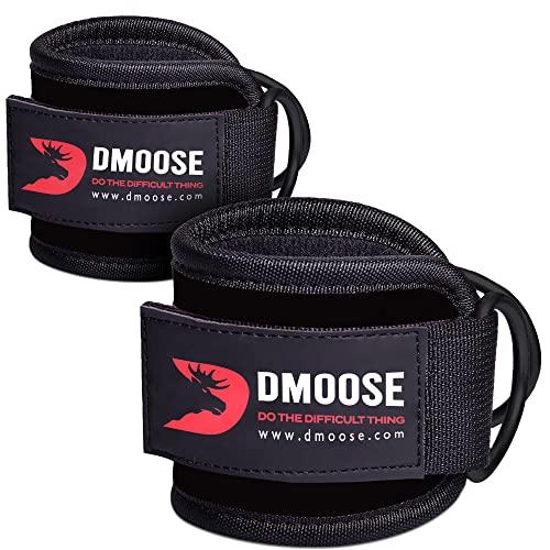 DMoose キックバック用のケーブルマシン用のアンクルストラップ、臀部トレーニング、レッグエクステ...