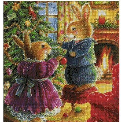 Christmas Time counted cross stitch kits 14ct 200*...