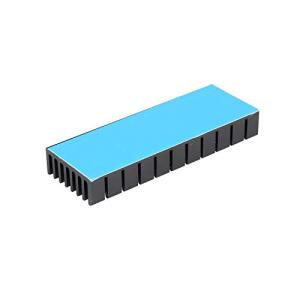 2個 小さい ヒートシンク 70 x 25 x 10 mm + 熱伝導テープ｜mago8go8