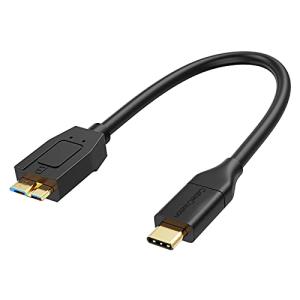 usb type c マイクロusb，CableCreationUSB C to Micro B 3.0 変換ケーブル USB 3.1外付けハードドライバケーブル Ma