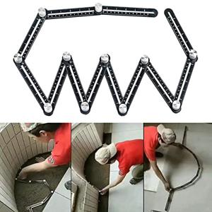 自由スコヤ 折尺 折りたたみ定規 マルチアングル定規