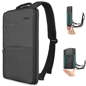 ZINZ 超薄 拡張可能 15 15.6 16インチ PCバックパック ビジネスリュック USB充電ポート通勤 通学 旅行 パソコン バッグ - 濃い｜mago8go8
