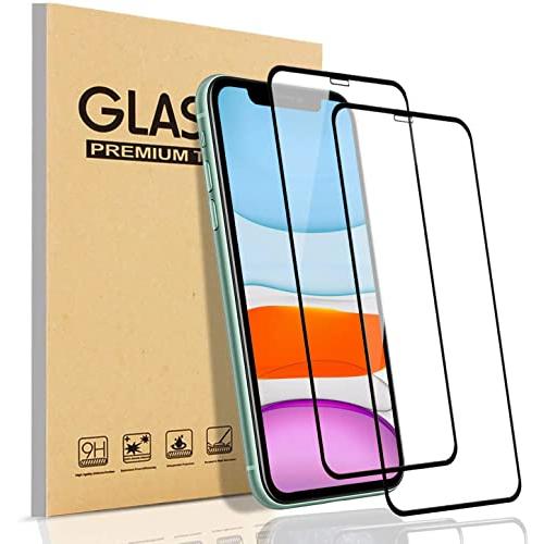 iPhone 11 ガラスフィルム iphoneXR 【2枚入】 保護ガラス アイフォンXR ガラス...