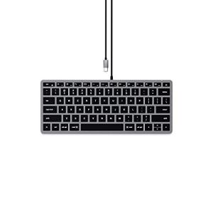 Satechi スリム W1 有線 バックライトキーボード USB-C接続 (MacBook Pro/Air/M1/M2, iMac, Mac Min｜mago8go8