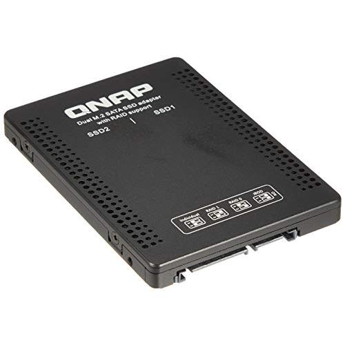 QNAP(キューナップ) QDA-A2MAR PCやNAS用のRAID対応ドライブアダプター 2台の...