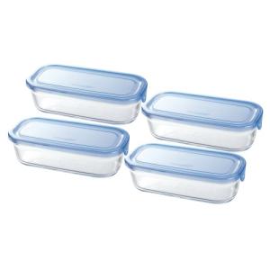 iwaki(イワキ) 耐熱ガラス 保存容器 バターケース アクアブルー