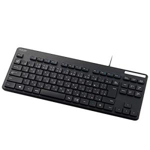 エレコム 有線キーボード TK-FCM107KBK 薄型 メンブレン式