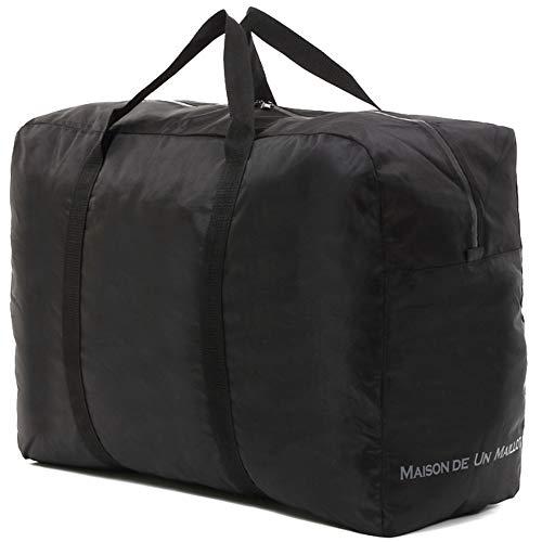 ボストンバッグ 100L 大型 防水 折りたたみ 大容量 バッグ スポーツバッグ (ブラック)