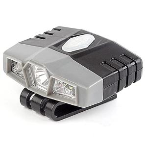 TradeWind キャップライト 帽子ライトクリップ モーションセンサー 釣りライト アウトドア 角度調整可能 USB充電 29時間点灯(グレーx黒｜mago8go8