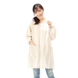 NISHIKI[ニシキ] 割烹着 LL 大きいサイズ ゆったり ロング丈