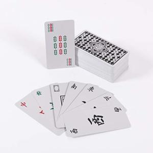 ほうねん堂 麻雀 カード牌 携帯 カードゲーム 静音 旅行 軽量 持ち運び ポータブル 卓上ゲーム｜mago8go8
