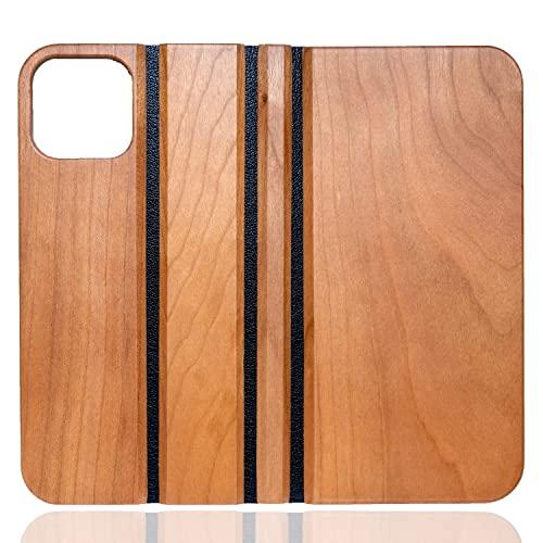 wooday tokyo iPhone13 Mini 木製 ウッド 手帳型 チェリーウッド 財布型 ...