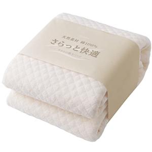 ナイスデイ 敷きパッド アイボリー セミダブル (120×200cm)