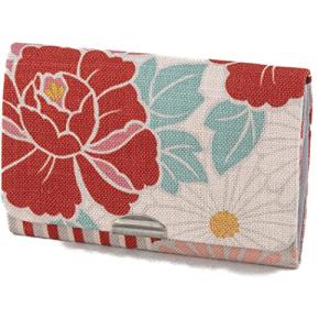[のレン] 名刺入れ レディース 和柄 花柄/レトロフラワー
