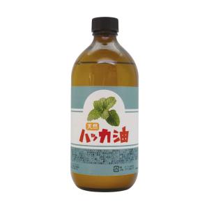 日本製 天然ハッカ油(ハッカオイル) お徳用500ml 中栓付き｜mago8go8