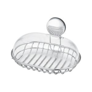 レック お風呂の壁に マグネット 石けん皿 フタ付き