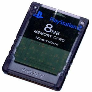 PlayStation 2専用メモリーカード(8MB) ゼン・ブラック｜mago8go8
