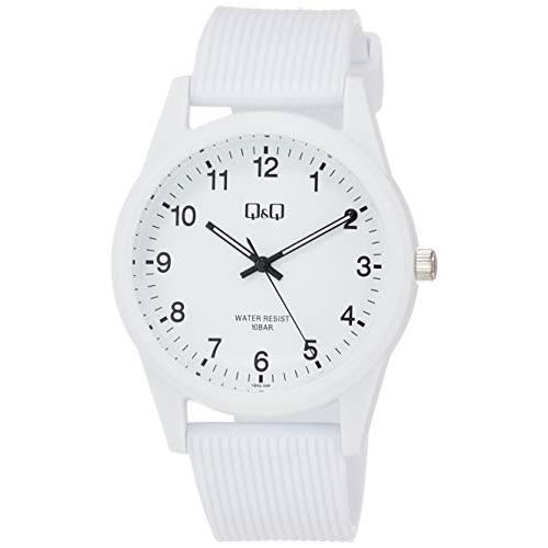 [シチズン Q&amp;Q] 腕時計 アナログ 防水 ウレタンベルト VS40-006 ホワイト