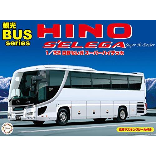 フジミ模型 1/32 観光バスシリーズ No.1 日野セレガ スーパーハイデッカ BUS1 プラモデ...