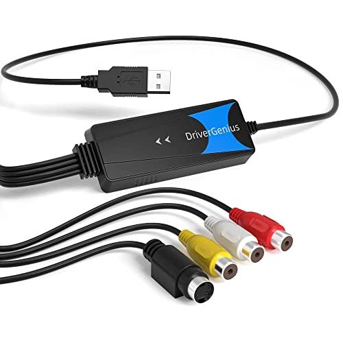 USB 2.0 ビデオキャプチャー (S 端子/コンポジット, VHS - DVD, VDC2021...
