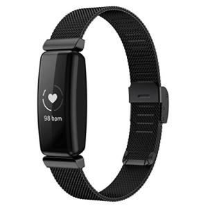 for Fitbit Inspire2 ベルト 交換用バンド スマートウォッチ 高級ステンレス鋼 ス...