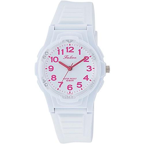 [シチズン Q&amp;Q] 腕時計 アナログ 防水 ウレタンベルト VS06-006 ホワイト ピンク