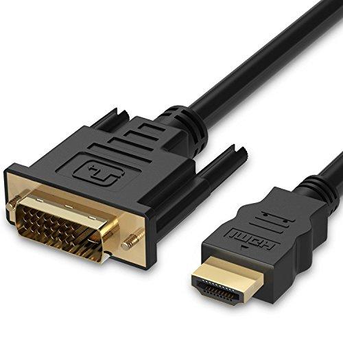 Fosmon (1.8m) HDMI⇔DVI 高速 双方向伝送 変換 ケーブル【HDMI (タイプA...