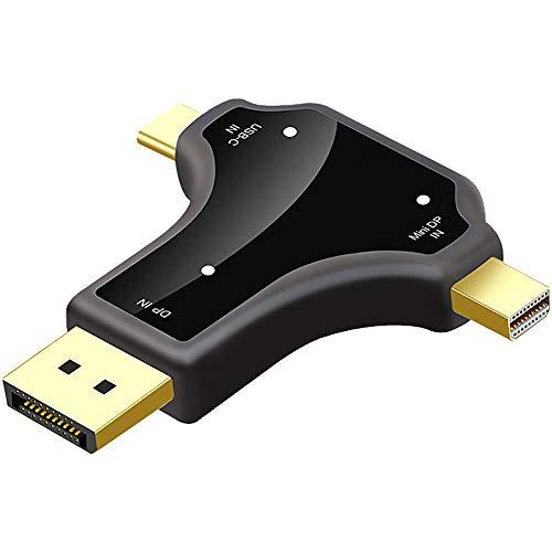 オーディオファン HDMIアダプタ (USBタイプC DisplayPort MiniDP からHD...