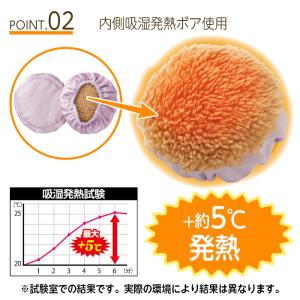 安眠 耳当て 寒がりさんのぐっすり耳暖暖 耳温...の詳細画像3