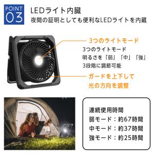 AiMY AIM-SF01 扇風機 ソーラーフ...の詳細画像4