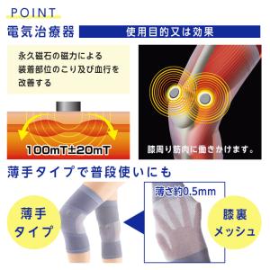 膝 磁気サポーター 磁気治療器 サポーター 2...の詳細画像2