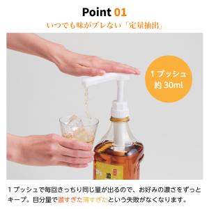 ほろ酔い名人 ワンプッシュ定量ディスペンサー ...の詳細画像2