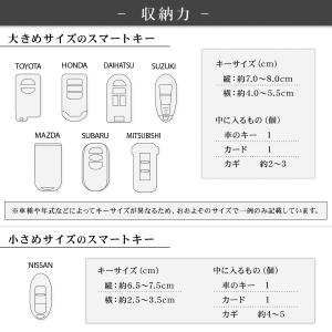 キーケース メンズ スマートキー カラビナ付き...の詳細画像4